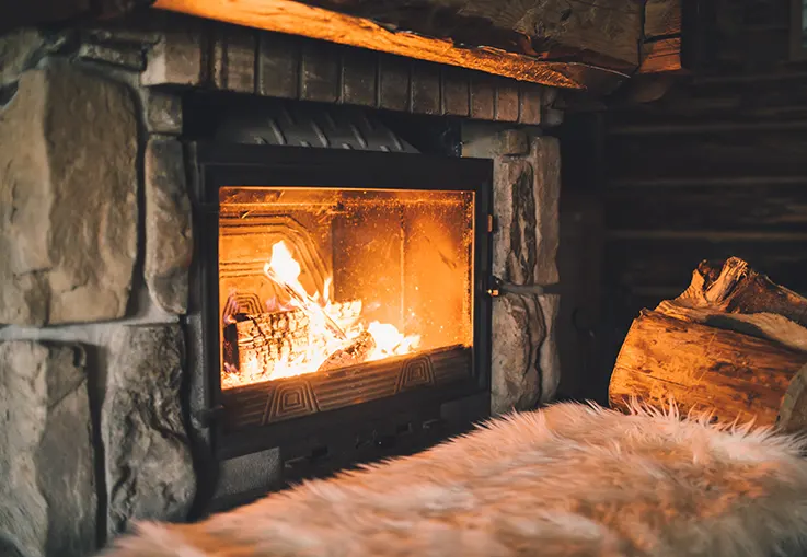 Cheminée a bois